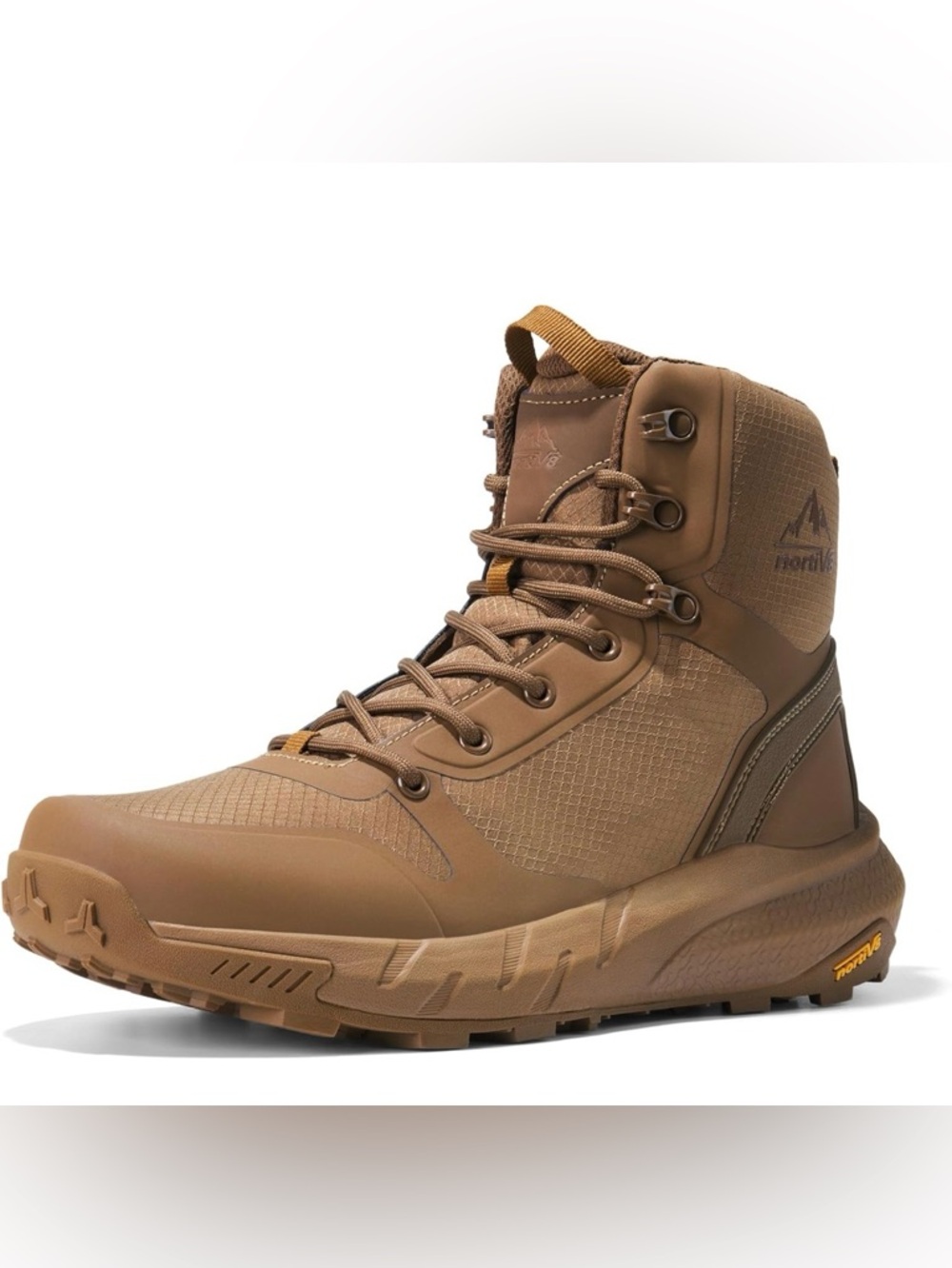 Men's Tactical Brown Outdoor Boot - Rugged Trail Support
